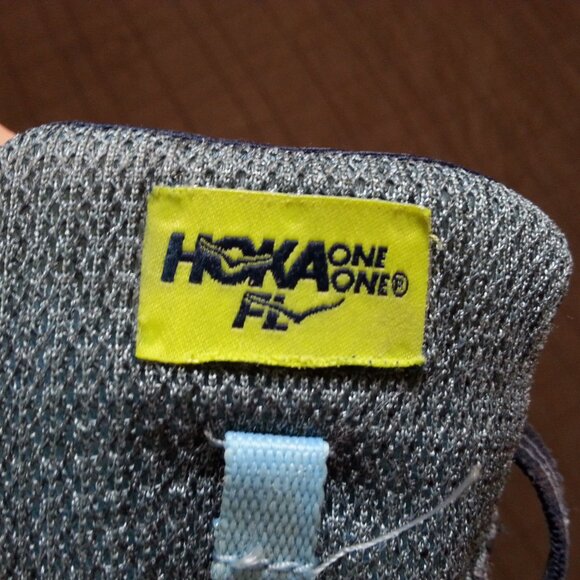 Hoka One Shoes  Women's 7.5 Elevon Sneakers Running Athletic Low Blue Fly Series - Picture 8 of 11